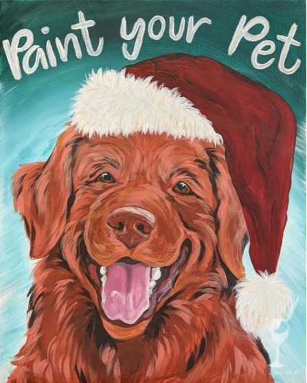 Unleash Your Creativity and Celebrate Christmas Early with Paint Your Pet on December 1st!