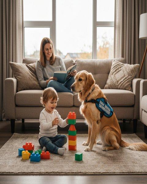 Service Dogs Help Keep Families Safe at Home