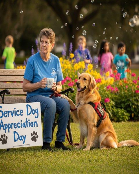 Marjorie and Cowgirl We Love Service Dogs