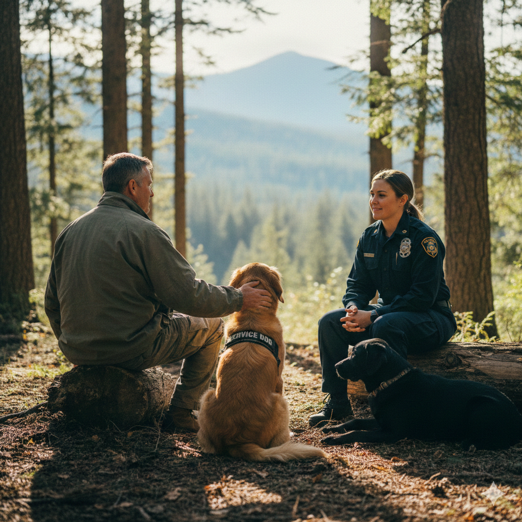 Gemini_Generated_Image_r0m5zhr0m5zhr0m5 service dogs for PTSD recovery supporting veterans and first responders with emotional stability and daily confidence